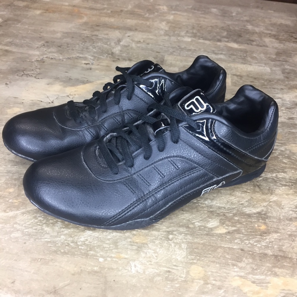 Fila Size 10 Black Running Shoes